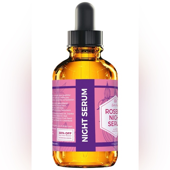 Leven Rose Rosehip Oil Night Face Serum - Picture 4 of 4